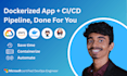 set up docker, kubernetes and cicd pipeline for your application