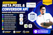 setup meta pixel conversion api ga4 tracking