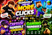 do roblox game thumbnail cartoon thumbnail minecraft  gaming thumbnail miniature