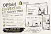design converting dtc shopify store, redesign cro shopify website branded store