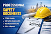 create hse documentation jsa, ra, sop and toolbox talk