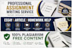 do assignment writing and typing work professionally