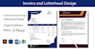 create professional invoice design