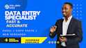 do fast and accurate data entry and copy paste tasks