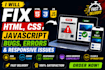 fix HTML CSS responsive issues and mobile design problems