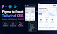 convert figma to react tailwind css frontend page
