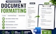 professionally format your word document or report