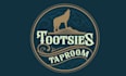 make craft beverage taproom bar logo with a singing coyote
