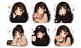 draw cute custom chibi girl stickers