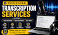 do accurate audio and video transcription manually