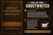 be your best writer as a ghost writer,kindle friendly