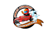 design face crazy looking race car logo