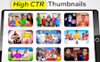 design high CTR youtube thumbnails that boost clicks
