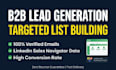 do b2b lead generation and contact list building