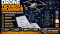 create drone technical drawings and manufacturing files