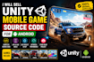 provide unity 3d mobile game source code for android