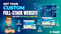 do custom full stack web development and web apps