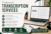 transcribe audio and video into accurate text
