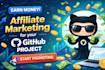 do affiliate marketing for your github project