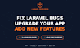 fix laravel php bugs and add new features to your website