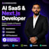 develop a custom ai saas web app using react js, next js and node js