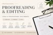 professionally proofread and edit your legal documents