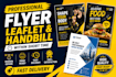 design flyers, leaflets and handbills within short time