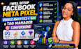 do facebook meta pixel, google analytics4, ga4, tag manager conversion tracking