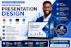 redesign powerpoint slide pitchdeck and canva slide professionally