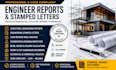 prepare engineer report, engineering stamped letter, structural engineer report