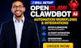 setup and install openclaw clawdbot ai agent automation workflow and integration