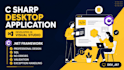 develop c sharp desktop application in visual studio