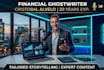write engaging finance and business podcast scripts as an expert ghostwriter