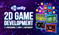 develop a 2d game in unity for android, ios and PC
