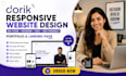 do dorik responsive website design no code porfolio landing page