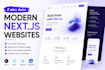 develop a modern react and nextjs dashboard