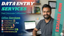do data scarping,web resreach,copy paste,pdf to excle, data entry