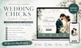 wedding chicks website design invitation rsvp wedding customization setup