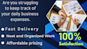do professional bookkeeping, data entry and expense tracking in excel
