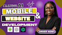 do ai mobile app development, ai website, ai chatbot, ai agent as ai developer