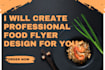 design professional food flyer and event flyer design