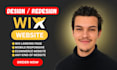 design, redesign and develop professional wix business website, wix development
