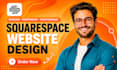 do modern squarespace website design or redesign, website development