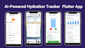 develop ai hydration tracker app, water intake reminder app, wellness coach app