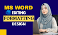 edit, format and design your ms word documents professionaly in 3 hours