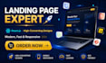 build a responsive landing page using react