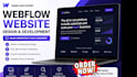 do webflow websites design and development , saas website, webflow expert