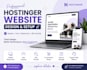 create and redesign a beautiful hostinger website with hostinger website builder