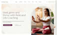 build squarespace reiki website website crystal therapy website coaching website