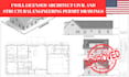 licensed architect civil and structural engineering permit drawings